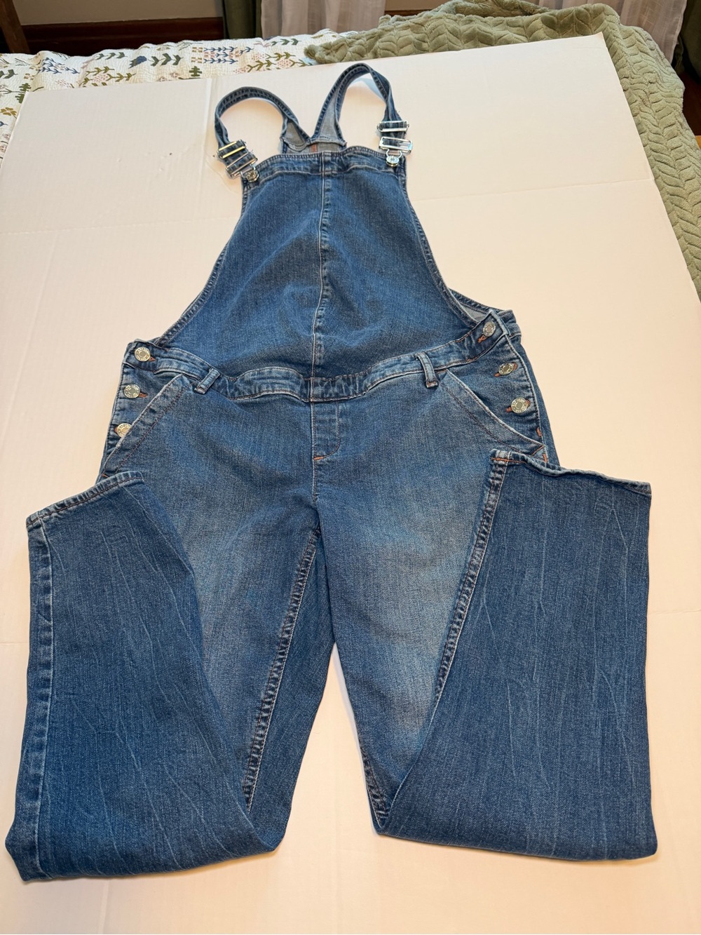GAP Dark Blue Denim Women's Maternity Overalls